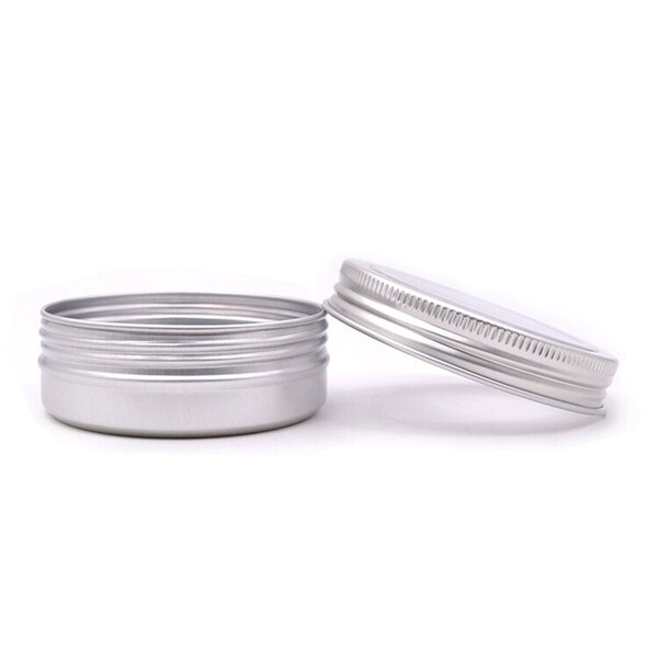 60ml aluminum jar clear window