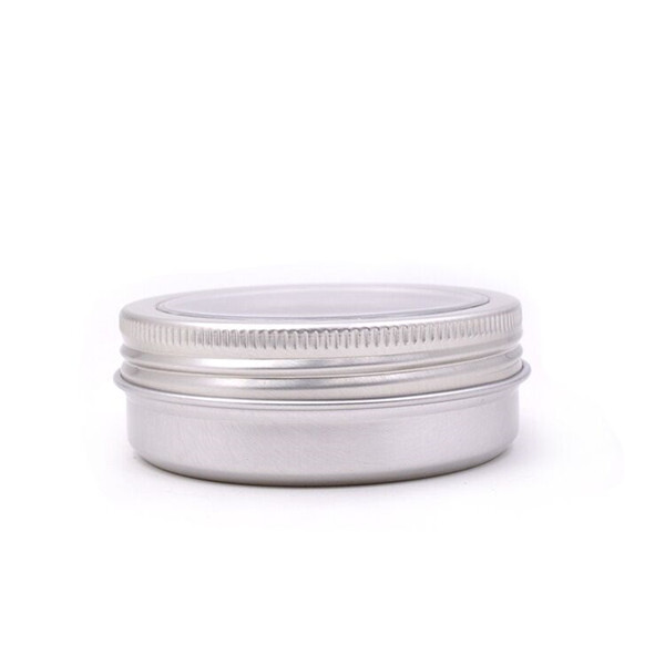 60ml aluminum jar clear window