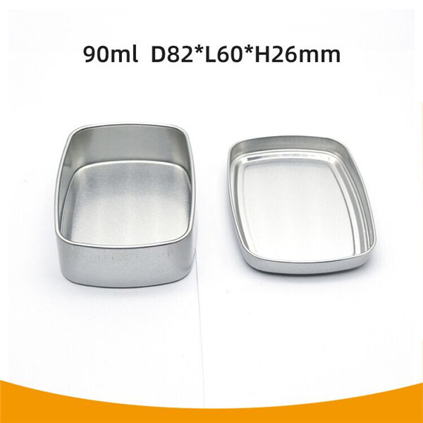 90ml aluminum tin can rectangular