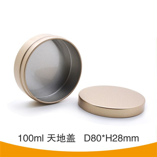 100g aluminum pomade tin jar