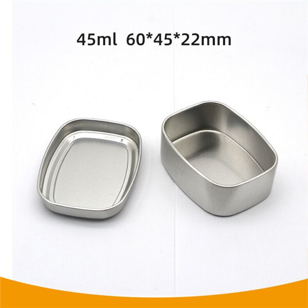 45ml rectangular aluminum canister 45ml rectangular aluminum container