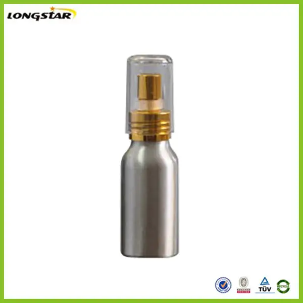 30ml aluminum bottle with fine mist sprayer