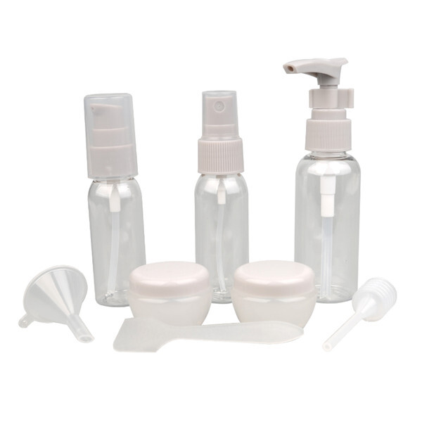 plastic cosmetic packaging lotion pump bottle perfume bottle