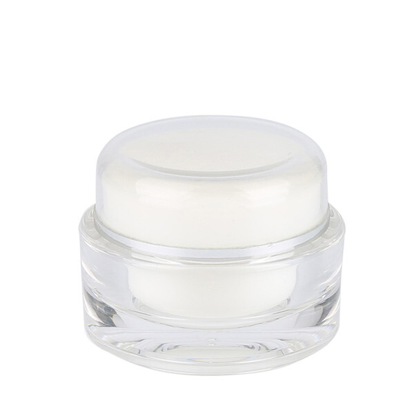 White Frosted Cosmetic Containers Cosmetic Jar