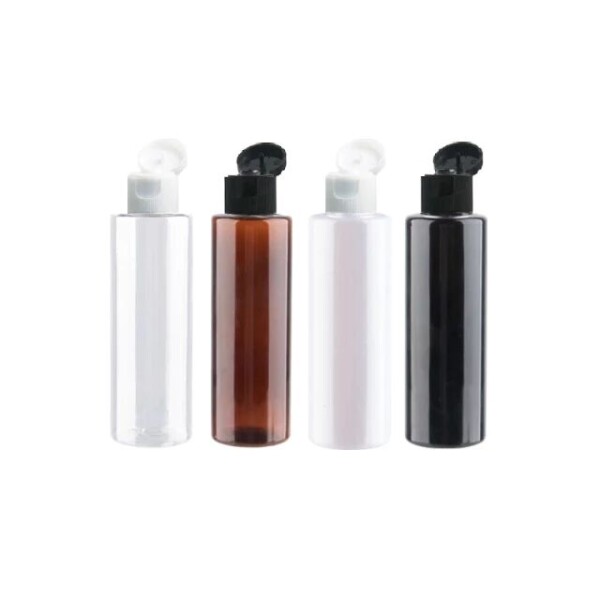 plastic pet bottle with flip top cap