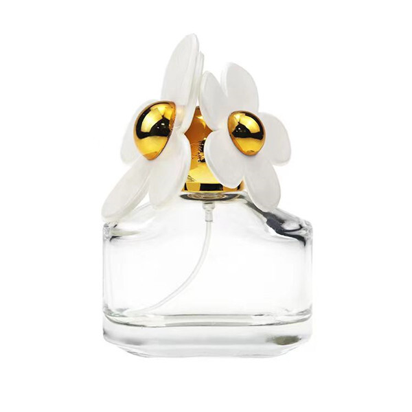 flower shaped perfume glass bottle