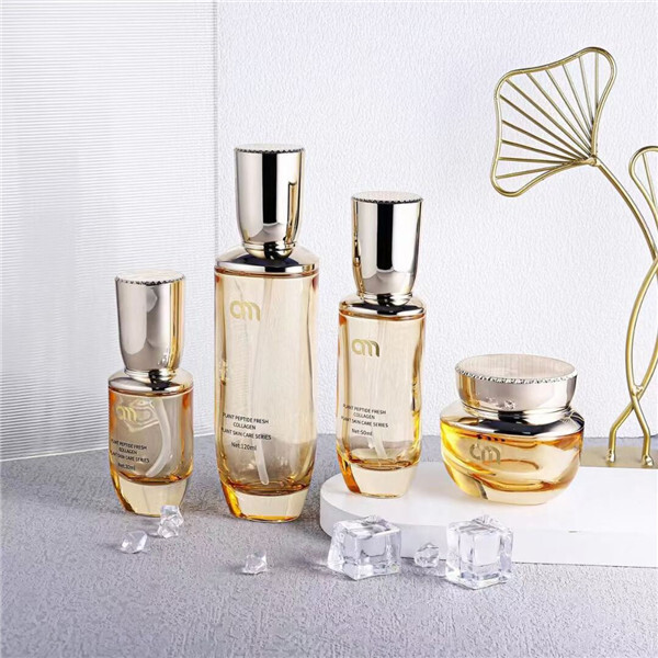 30 50g 40 50 100 120ml Spring Autumn Skin Care Glass Bottle Set with Pump